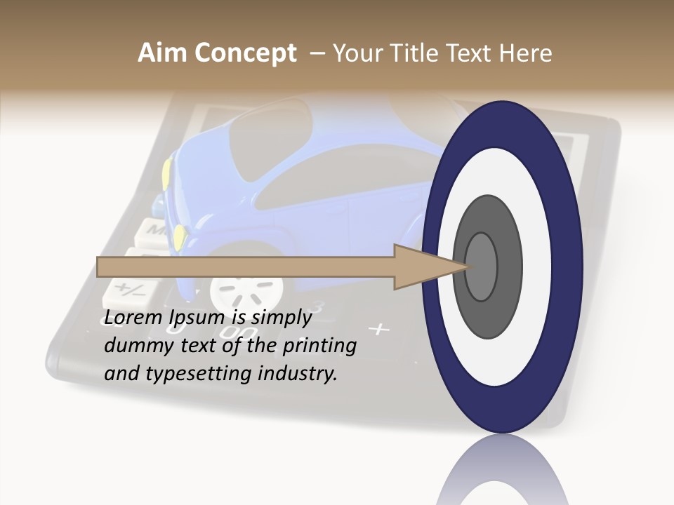 Isolated Buy Symbol PowerPoint Template