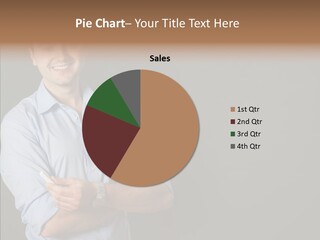 Man Caucasian One PowerPoint Template