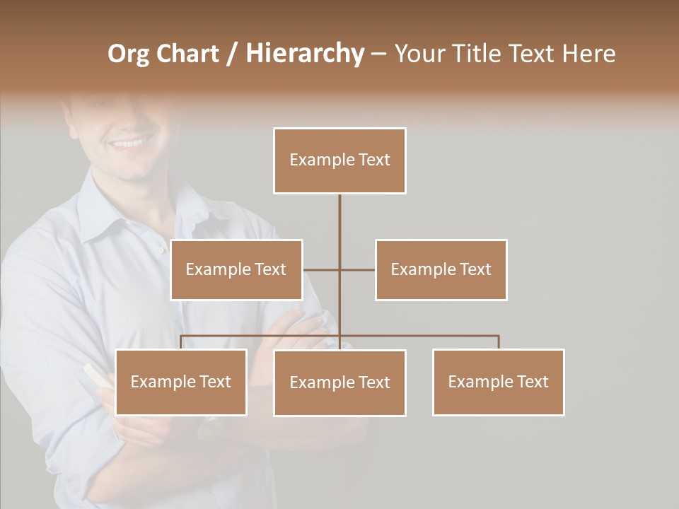 Man Caucasian One PowerPoint Template