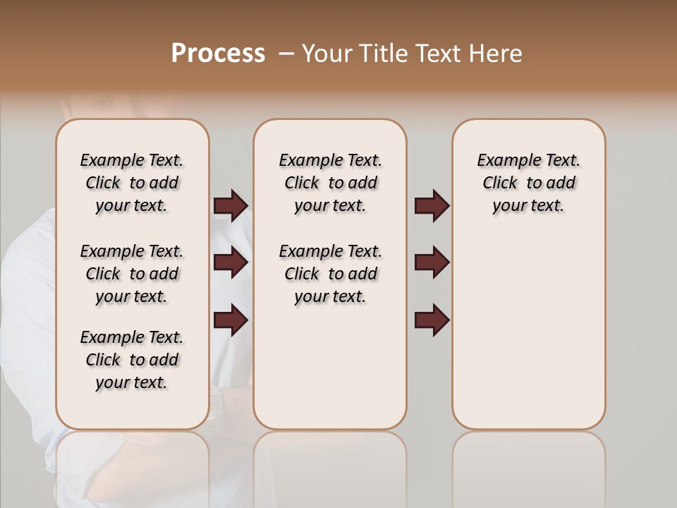 Man Caucasian One PowerPoint Template