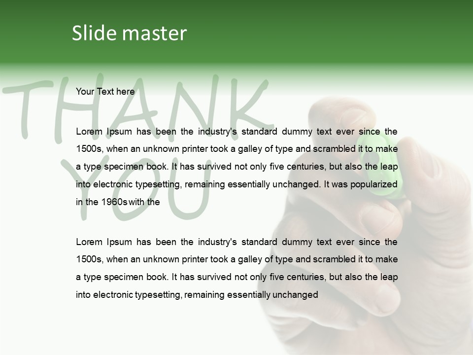 Hold Presentation Grateful PowerPoint Template