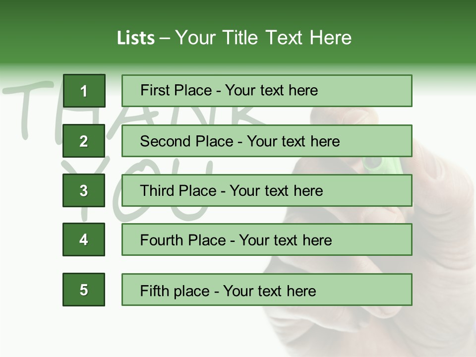 Hold Presentation Grateful PowerPoint Template