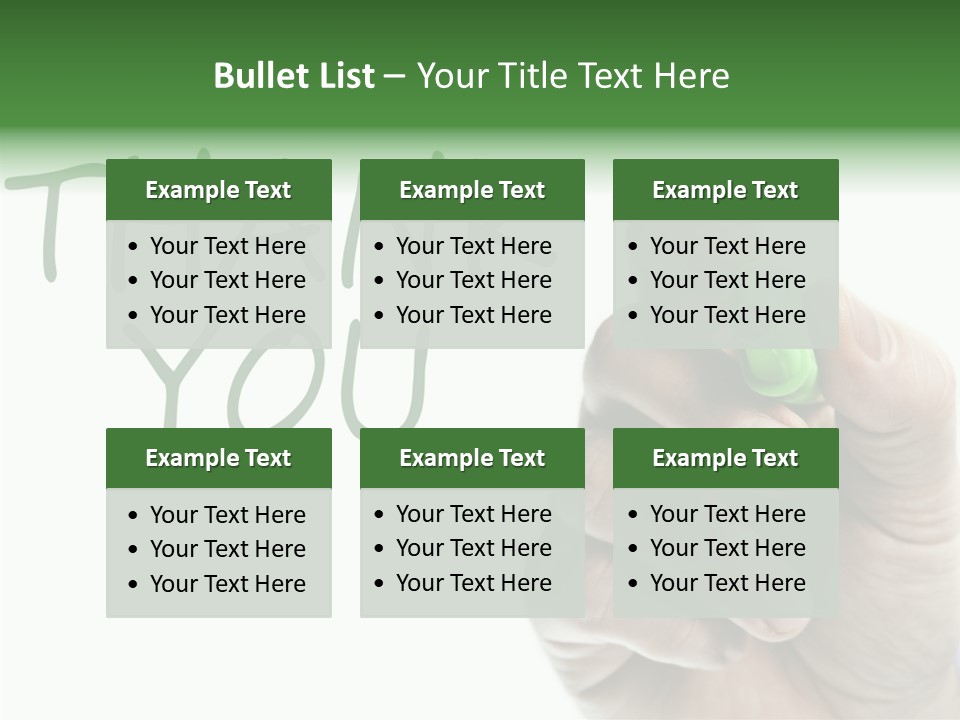 Hold Presentation Grateful PowerPoint Template