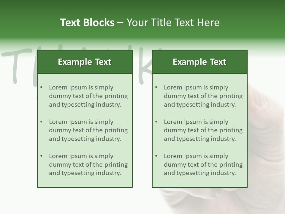 Hold Presentation Grateful PowerPoint Template