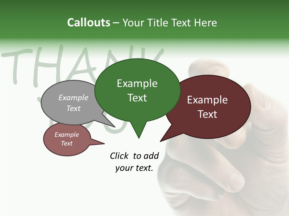 Hold Presentation Grateful PowerPoint Template