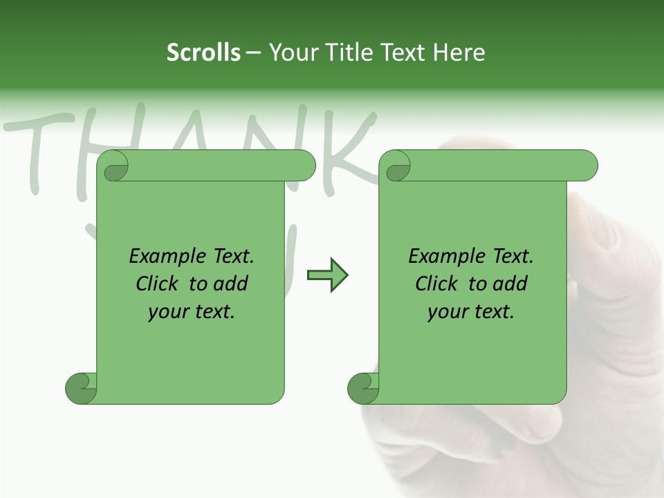 Hold Presentation Grateful PowerPoint Template
