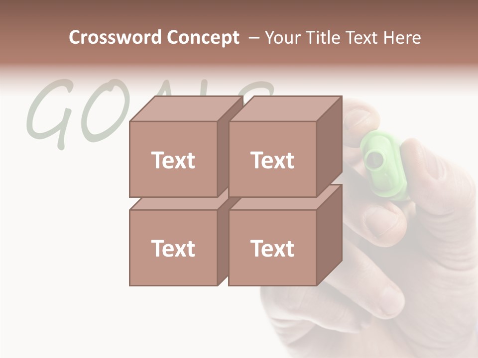 Text Writer Word PowerPoint Template