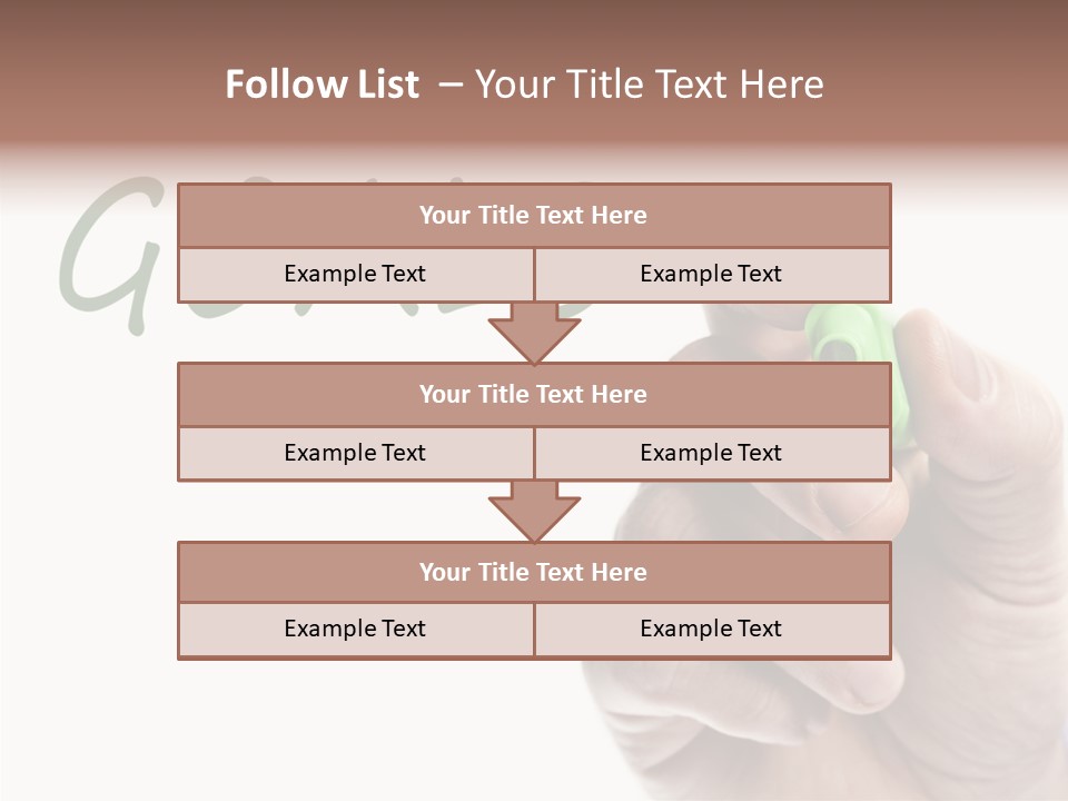 Text Writer Word PowerPoint Template