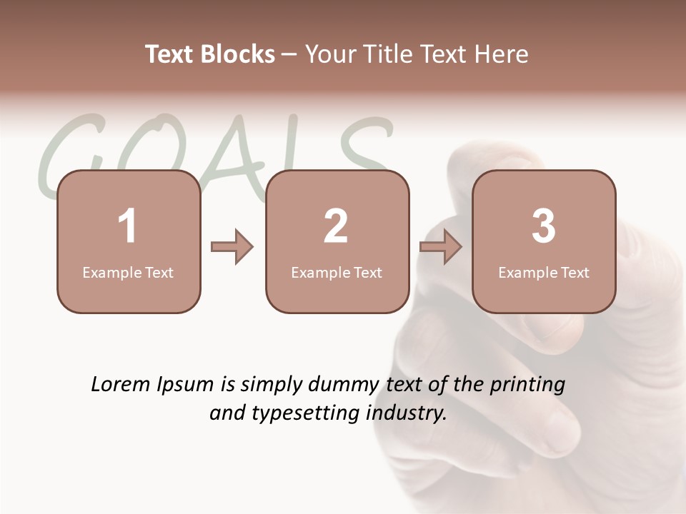Text Writer Word PowerPoint Template