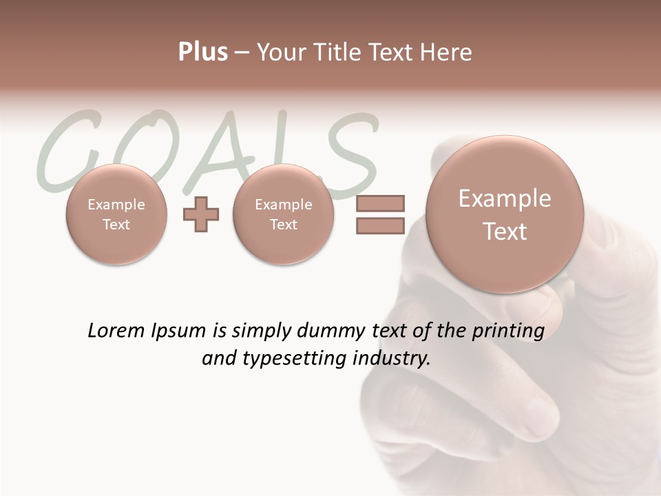 Text Writer Word PowerPoint Template