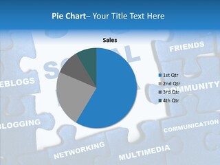 Jigsaw Networking Media PowerPoint Template