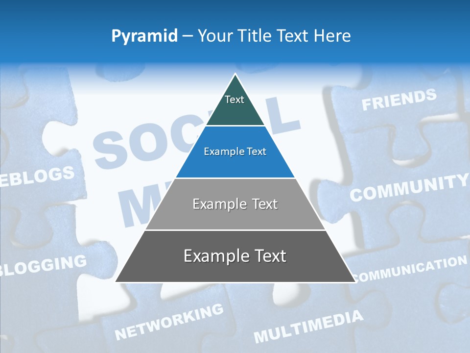 Jigsaw Networking Media PowerPoint Template