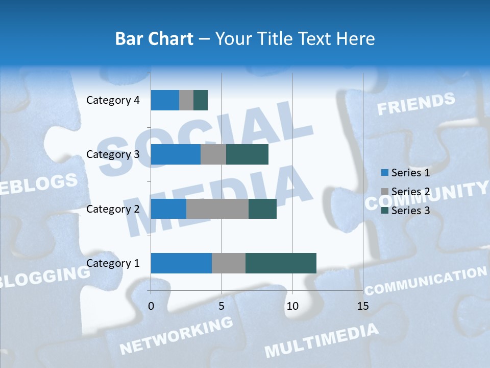 Jigsaw Networking Media PowerPoint Template