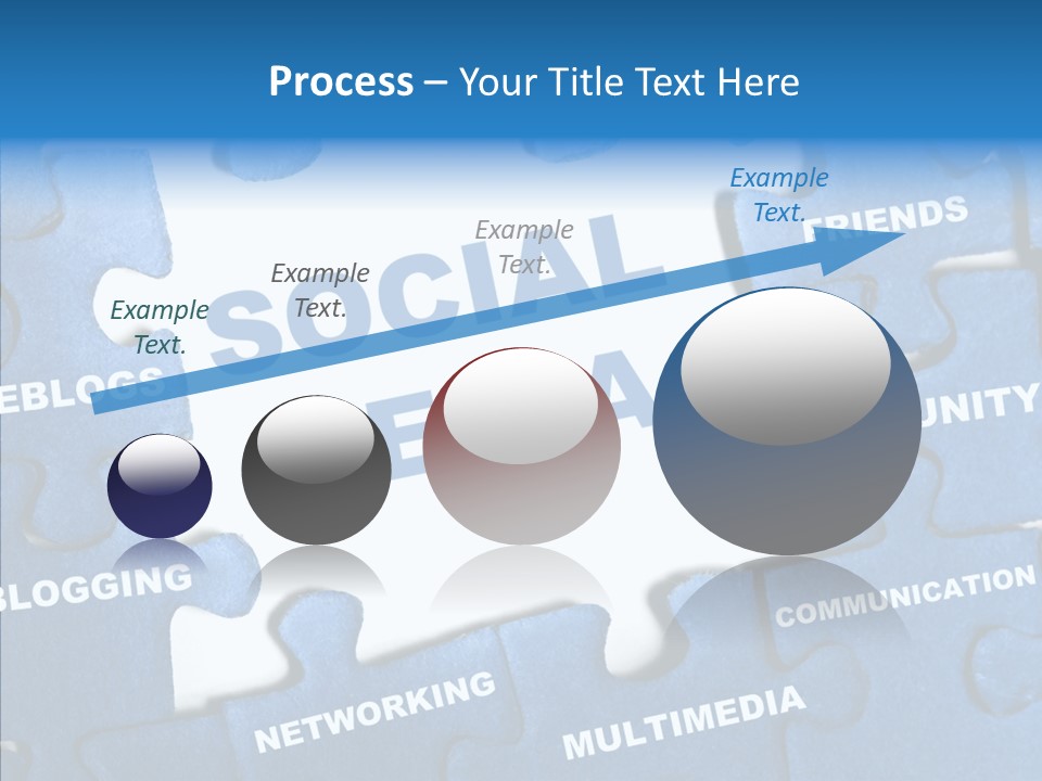 Jigsaw Networking Media PowerPoint Template