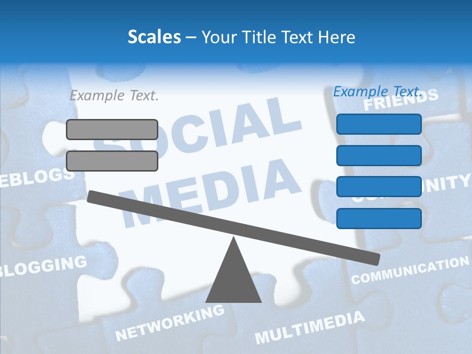 Jigsaw Networking Media PowerPoint Template