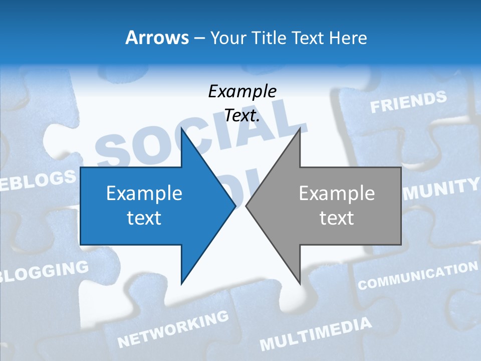 Jigsaw Networking Media PowerPoint Template