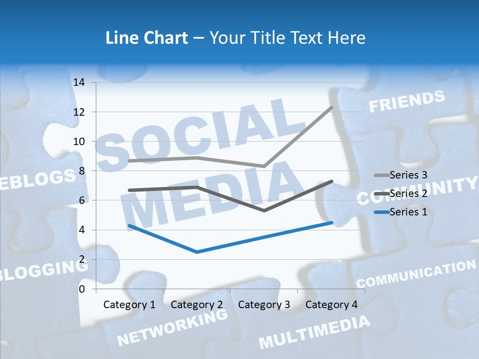 Jigsaw Networking Media PowerPoint Template