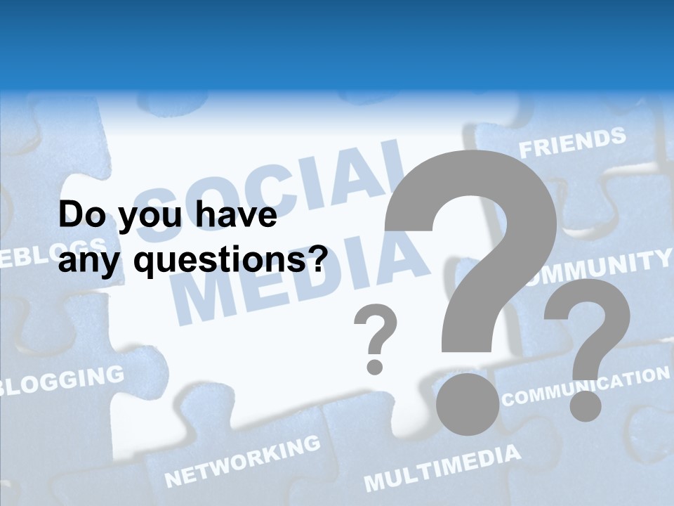 Jigsaw Networking Media PowerPoint Template