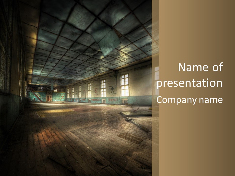 Rusty Stone Aged PowerPoint Template