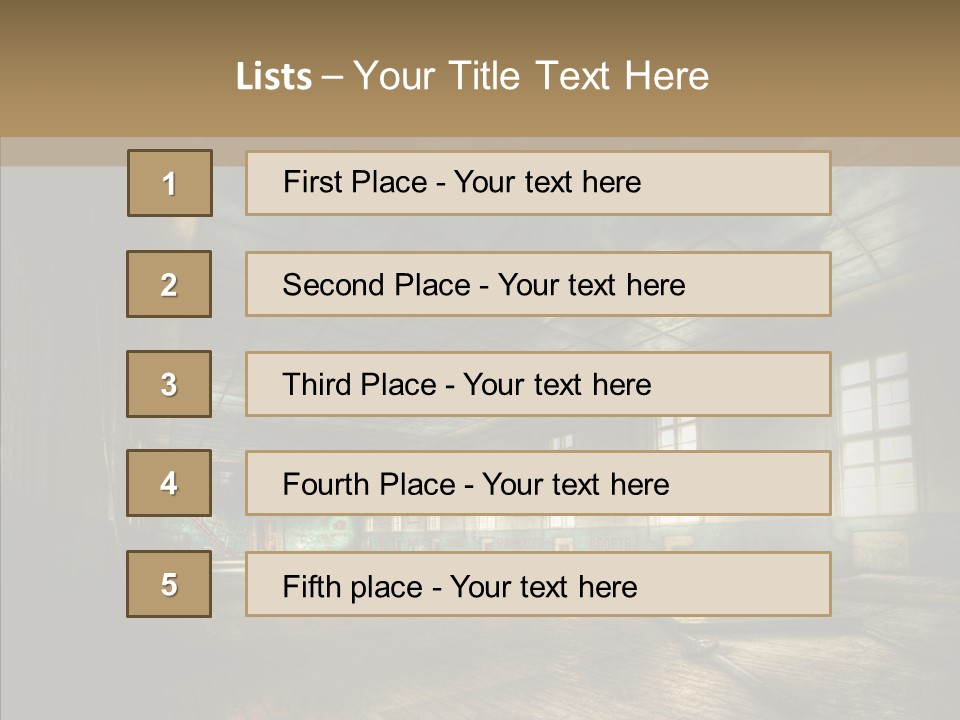 Rusty Stone Aged PowerPoint Template