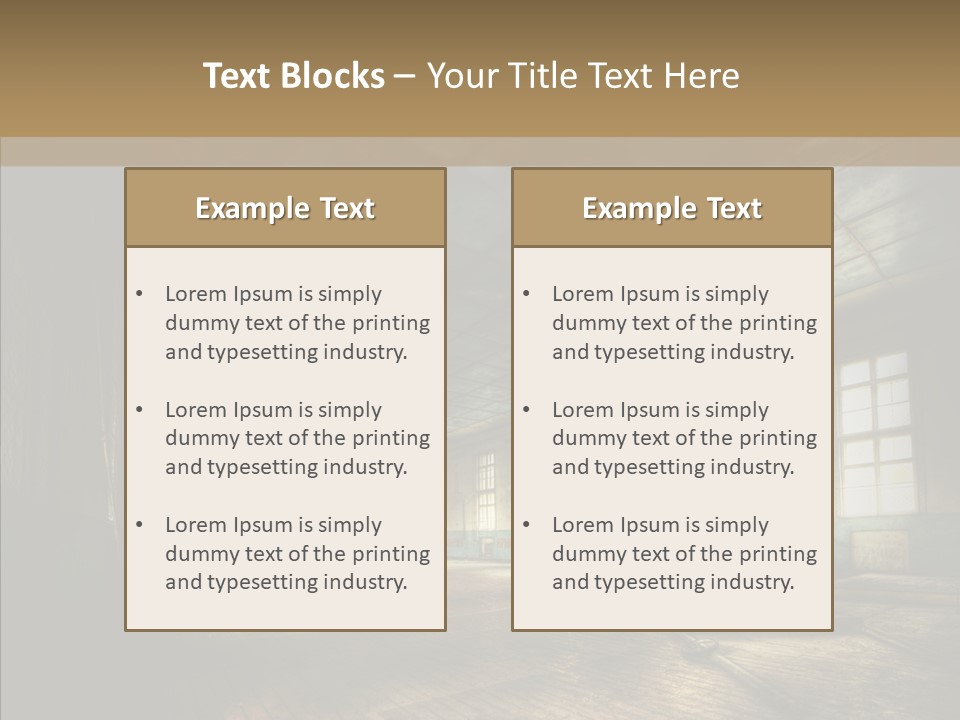 Rusty Stone Aged PowerPoint Template