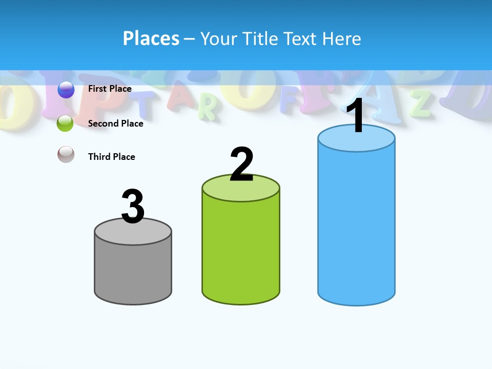 Write Colorful Pre School PowerPoint Template
