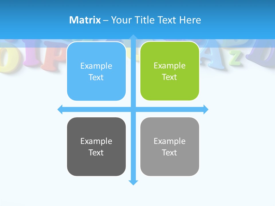 Write Colorful Pre School PowerPoint Template