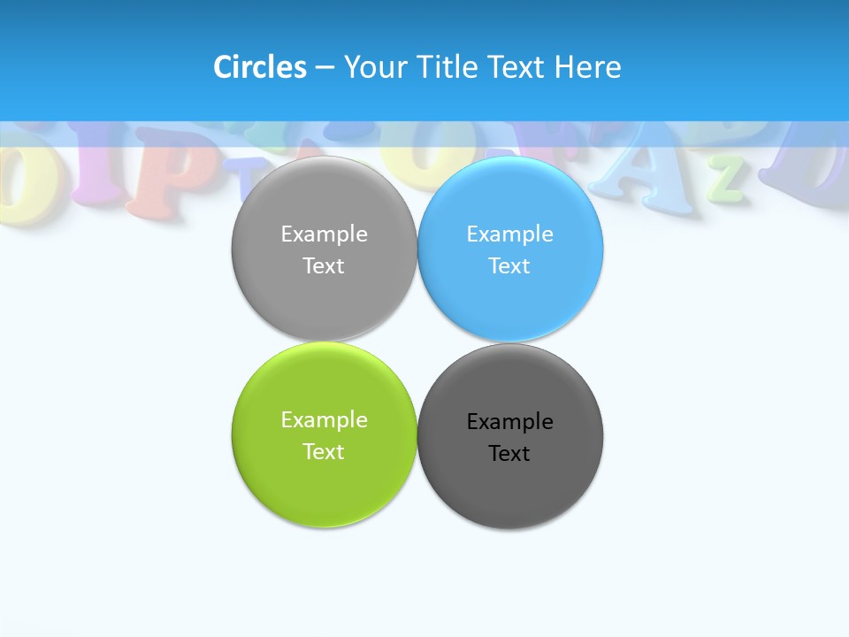 Write Colorful Pre School PowerPoint Template