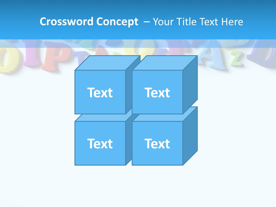 Write Colorful Pre School PowerPoint Template