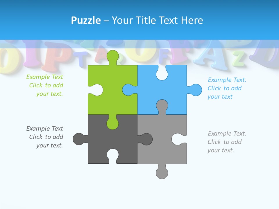 Write Colorful Pre School PowerPoint Template