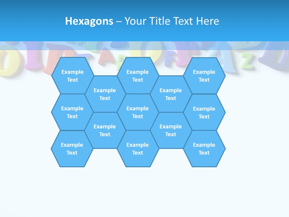 Write Colorful Pre School PowerPoint Template