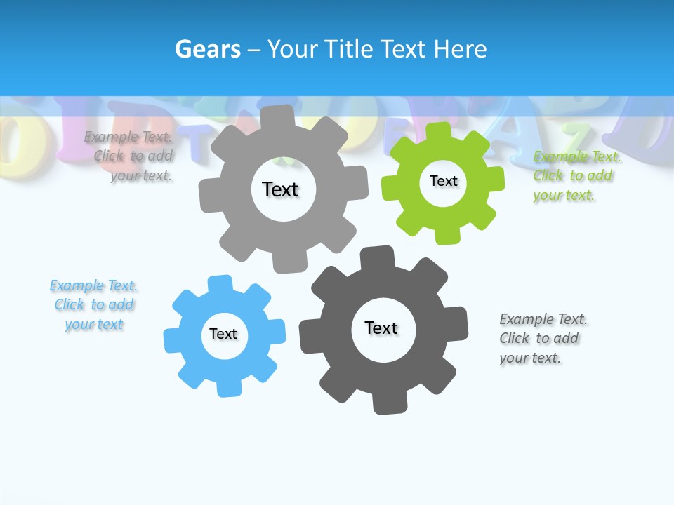 Write Colorful Pre School PowerPoint Template