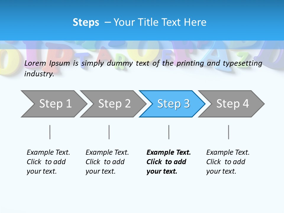 Write Colorful Pre School PowerPoint Template