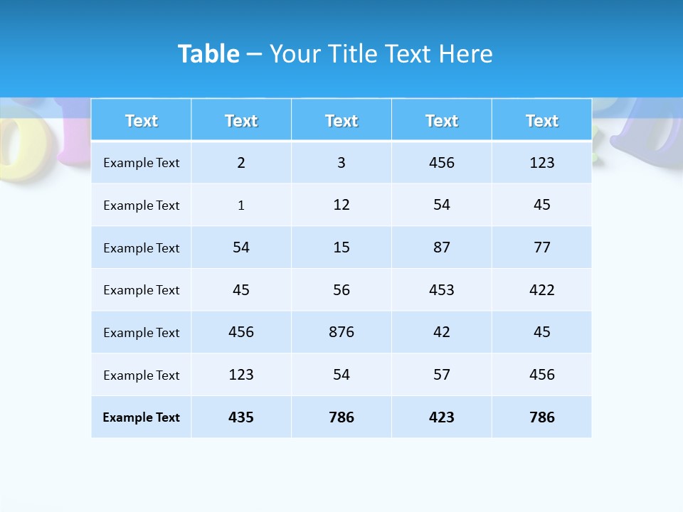Write Colorful Pre School PowerPoint Template
