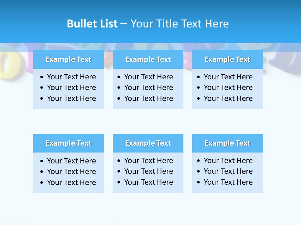 Write Colorful Pre School PowerPoint Template