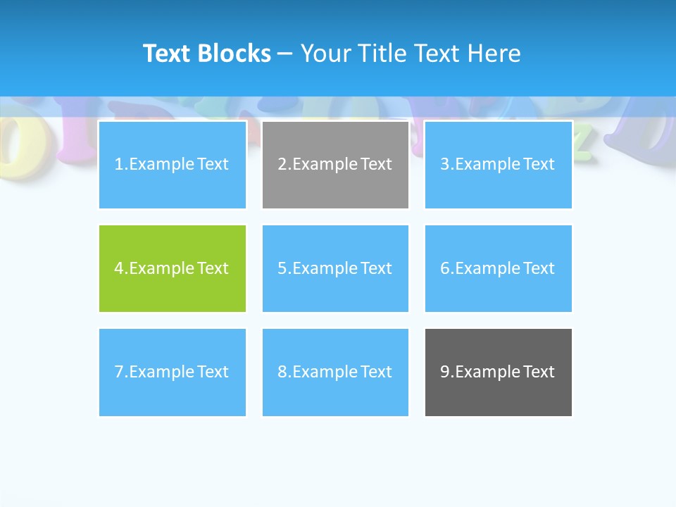 Write Colorful Pre School PowerPoint Template