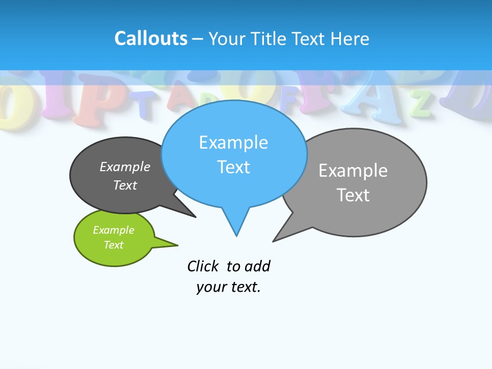 Write Colorful Pre School PowerPoint Template