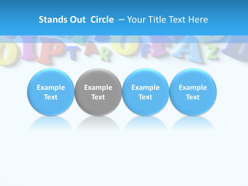 Write Colorful Pre School PowerPoint Template