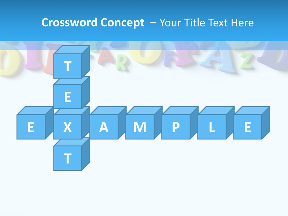 Write Colorful Pre School PowerPoint Template
