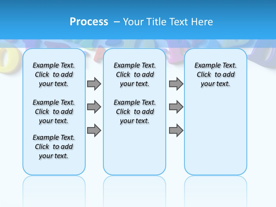 Write Colorful Pre School PowerPoint Template