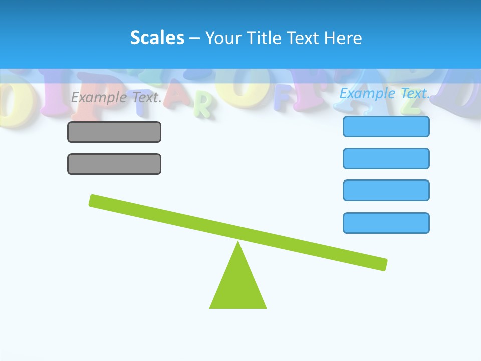 Write Colorful Pre School PowerPoint Template