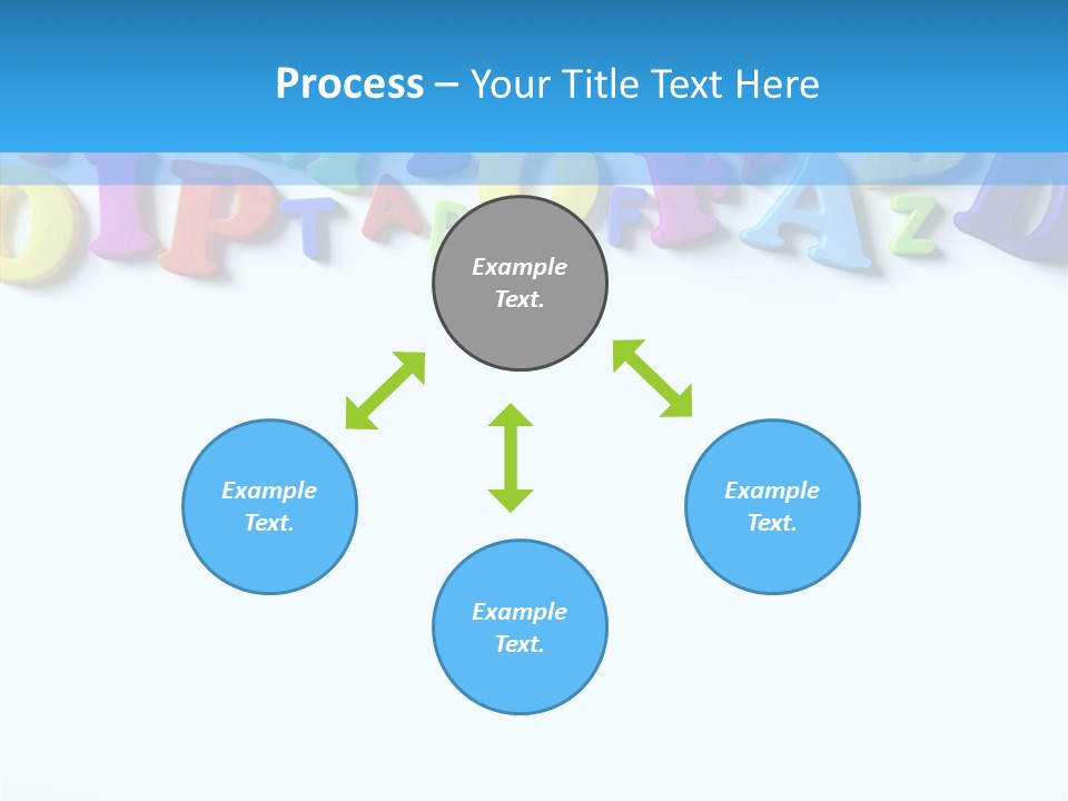 Write Colorful Pre School PowerPoint Template
