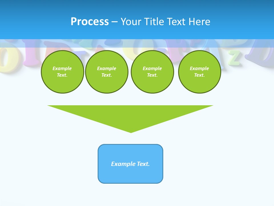 Write Colorful Pre School PowerPoint Template
