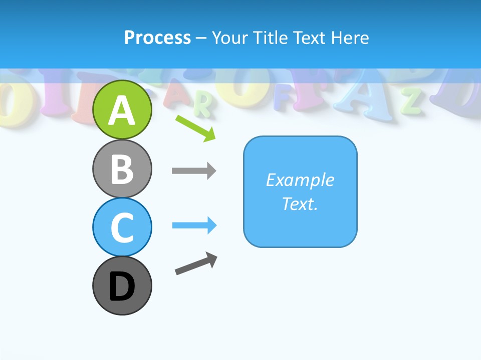 Write Colorful Pre School PowerPoint Template