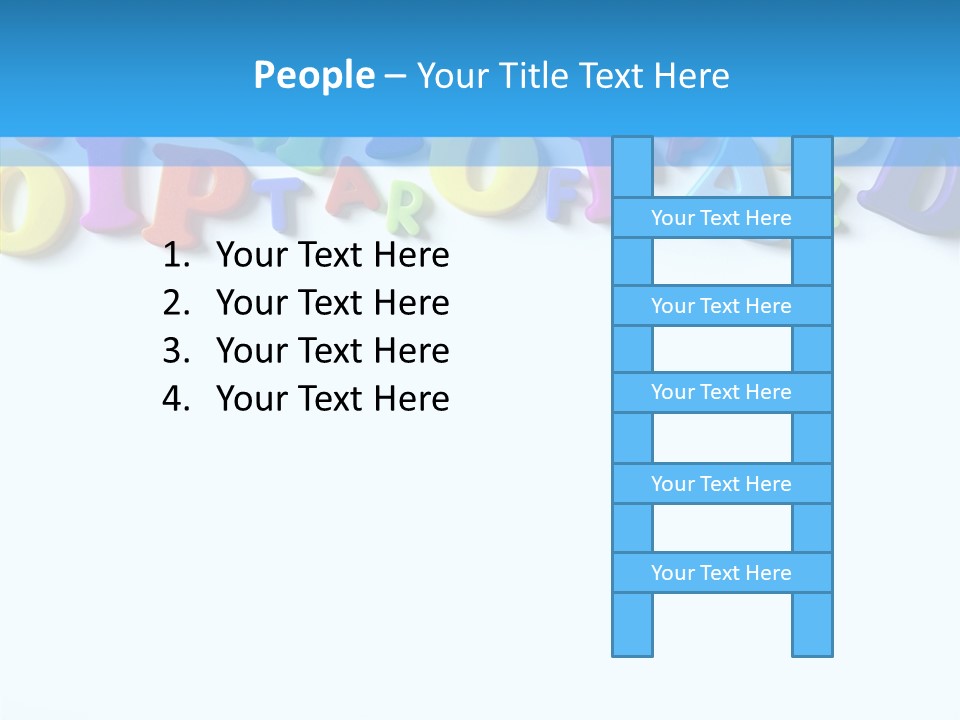 Write Colorful Pre School PowerPoint Template