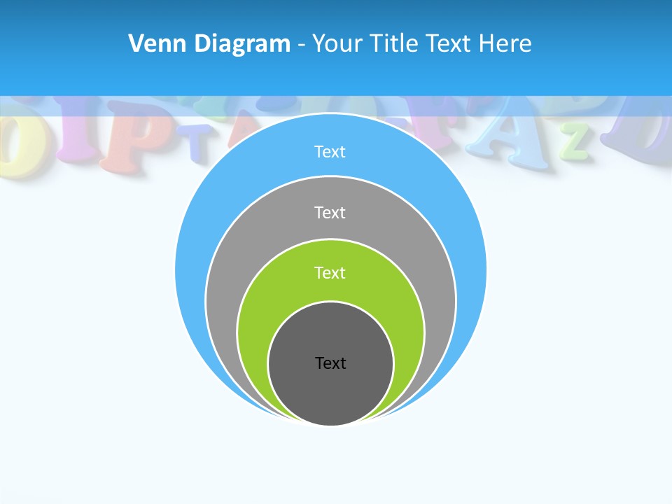 Write Colorful Pre School PowerPoint Template