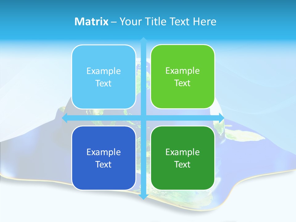 Tree Hugger Carbon Temperature PowerPoint Template