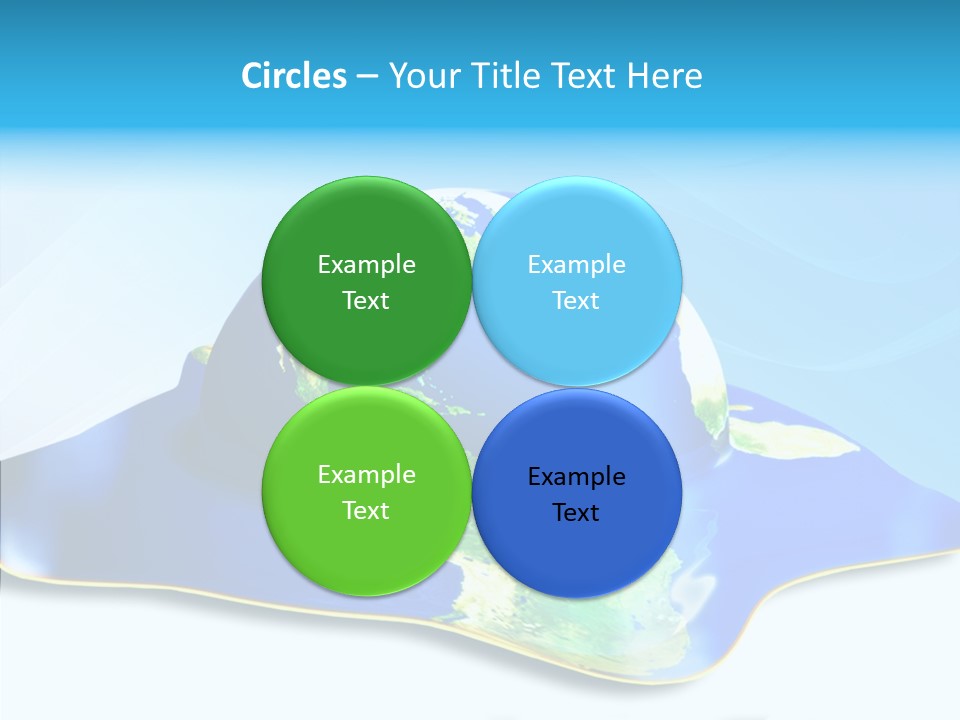 Tree Hugger Carbon Temperature PowerPoint Template