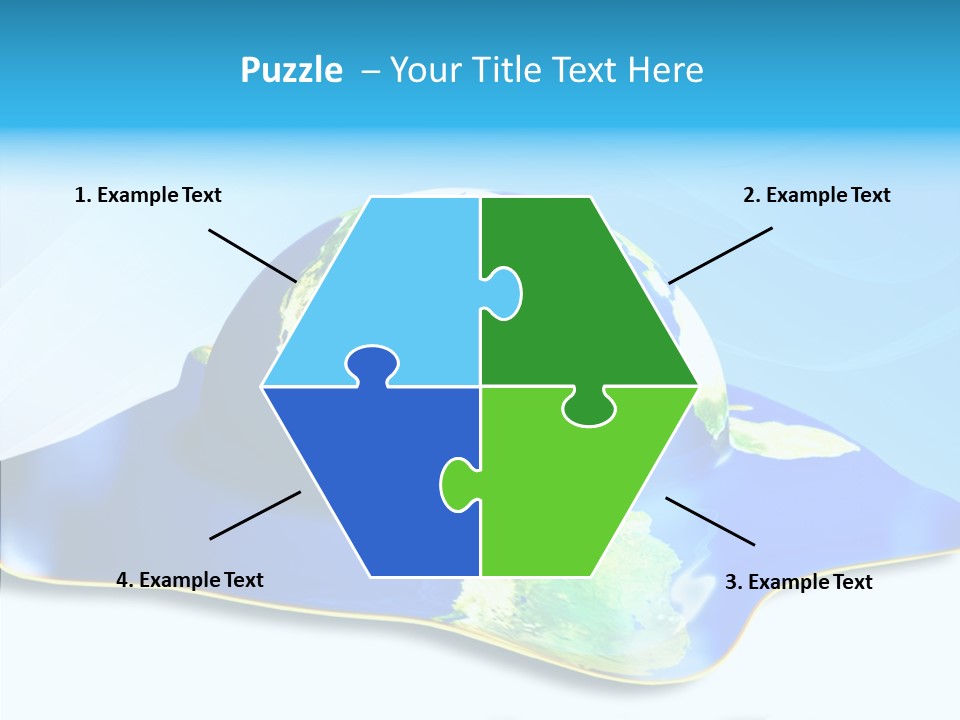 Tree Hugger Carbon Temperature PowerPoint Template