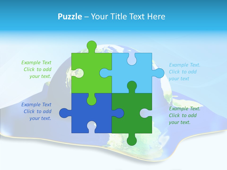 Tree Hugger Carbon Temperature PowerPoint Template